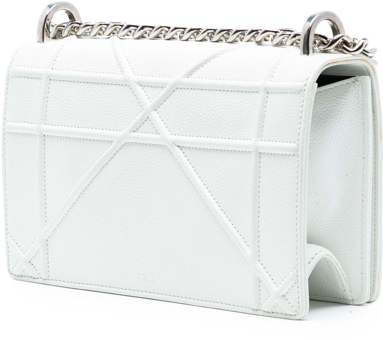 Dior Small Grained Calfskin Diorama Flap Wit