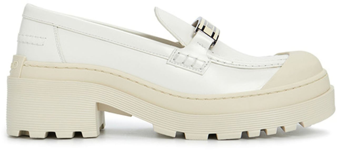 Dior Dior Leather Loafers Wit