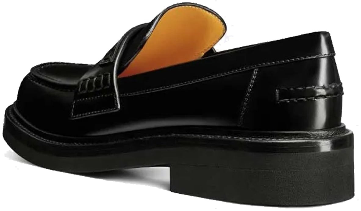 Dior Dior Leather Loafers Zwart