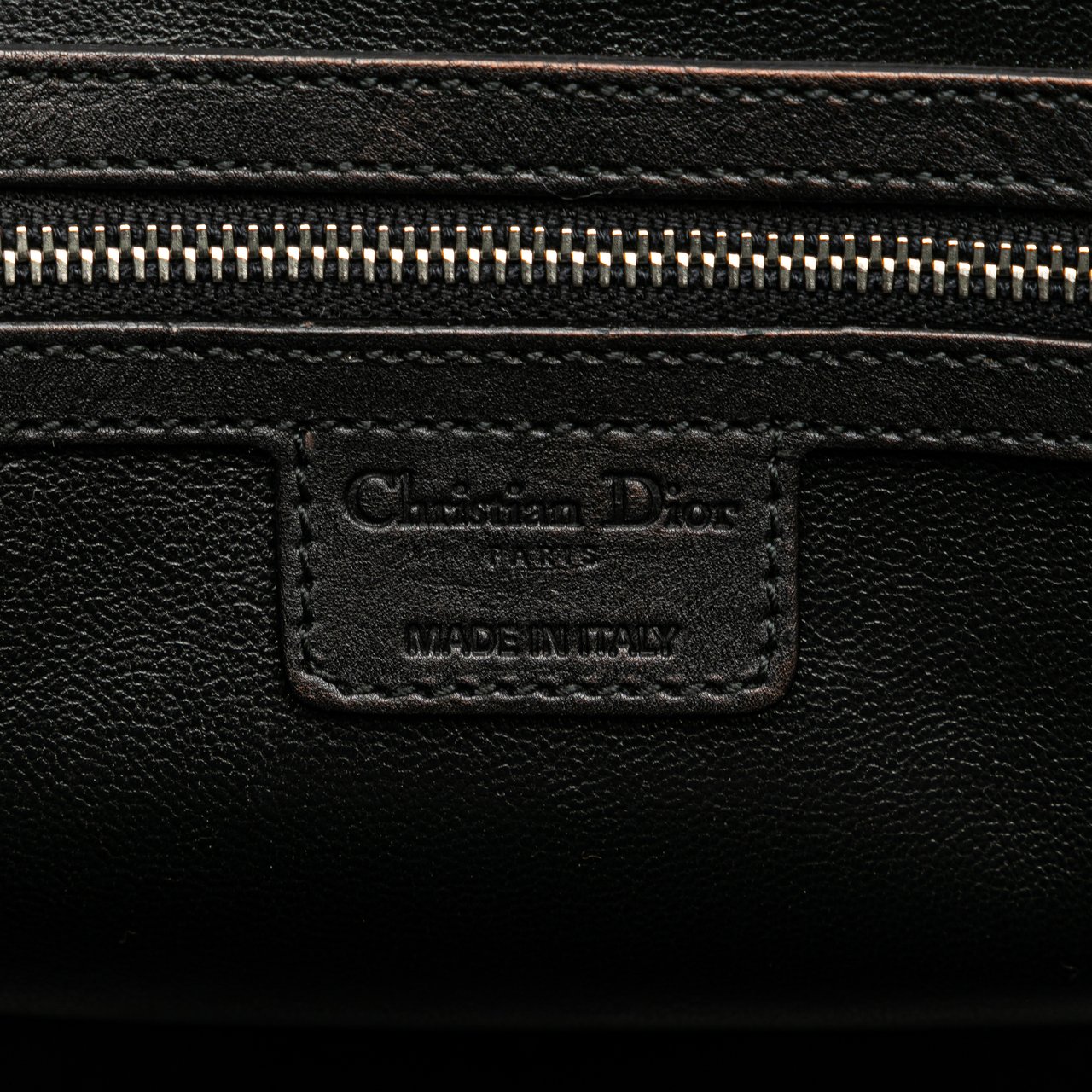 Dior Large Calfskin My Dior Frame Handbag Zwart