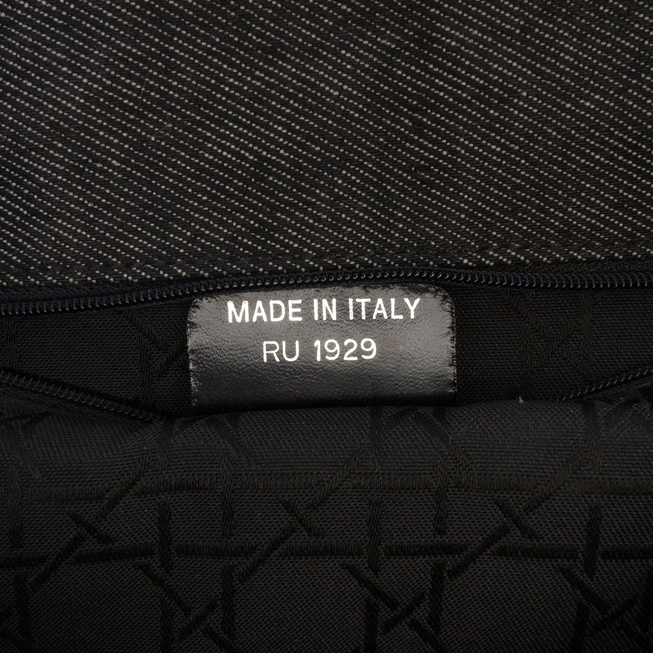 Dior Extra Large Denim Cannage Lady Dior Zwart