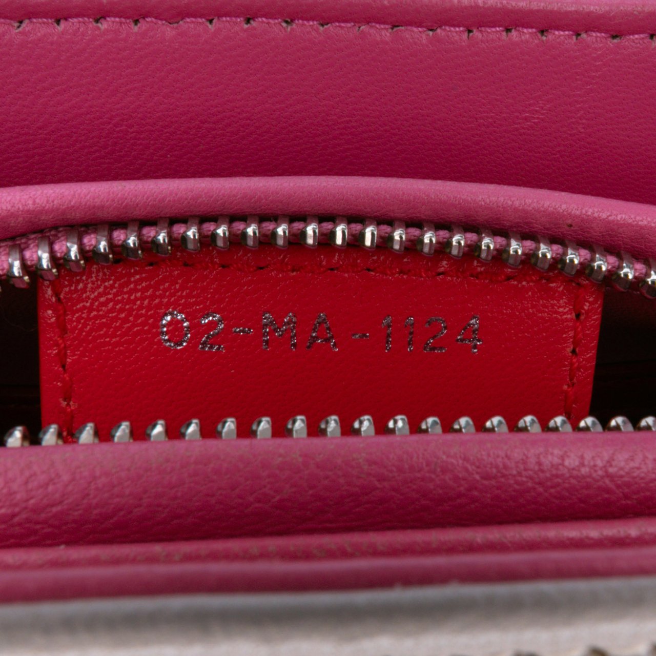 Dior Medium Tricolor Lambskin Macrocannage Stitched Lady Dior Roze