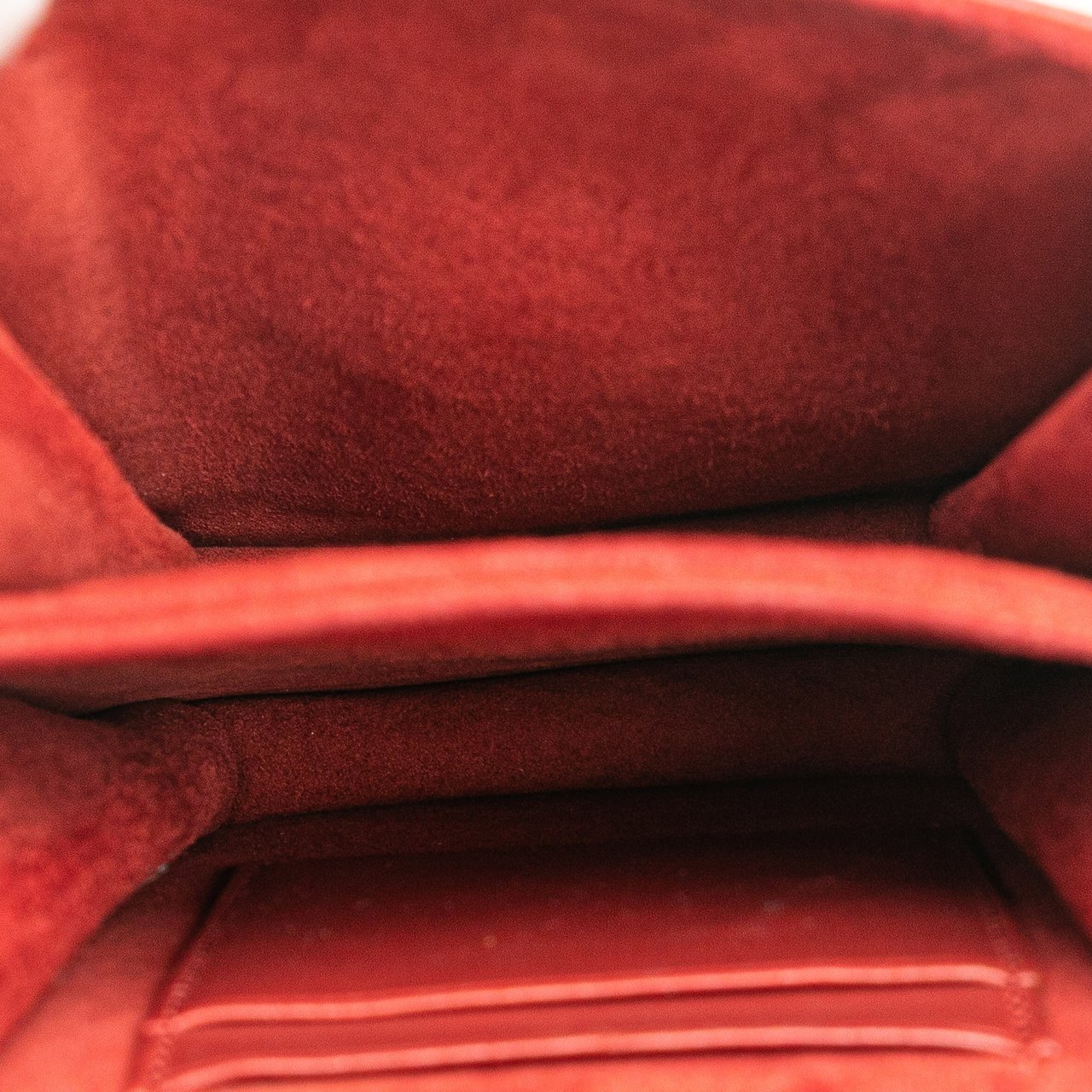 Dior Studded Lambskin Vertical Diorama Crossbody Rood