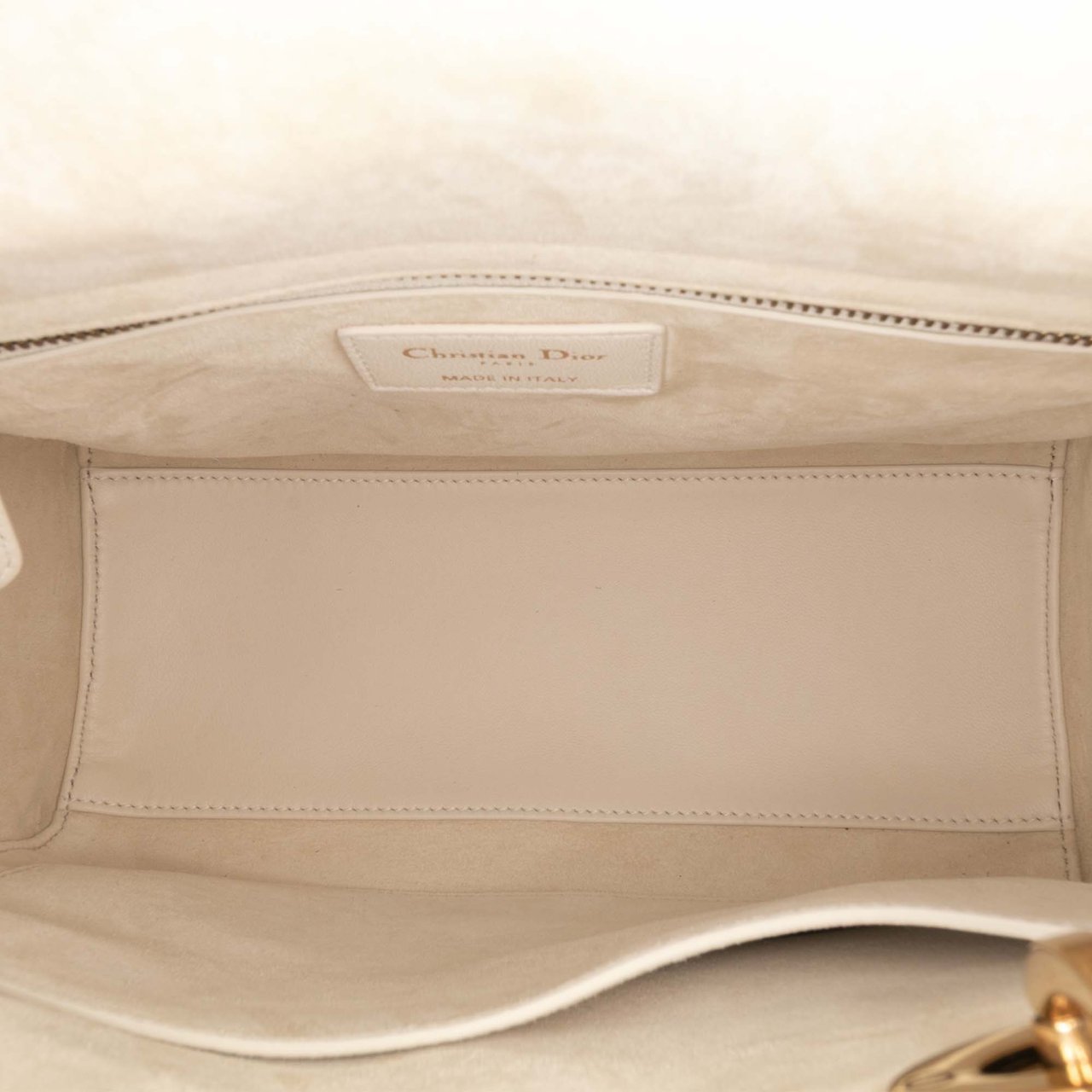 Dior Medium Calfskin Embroidered Astrology Lady Dior Bruin