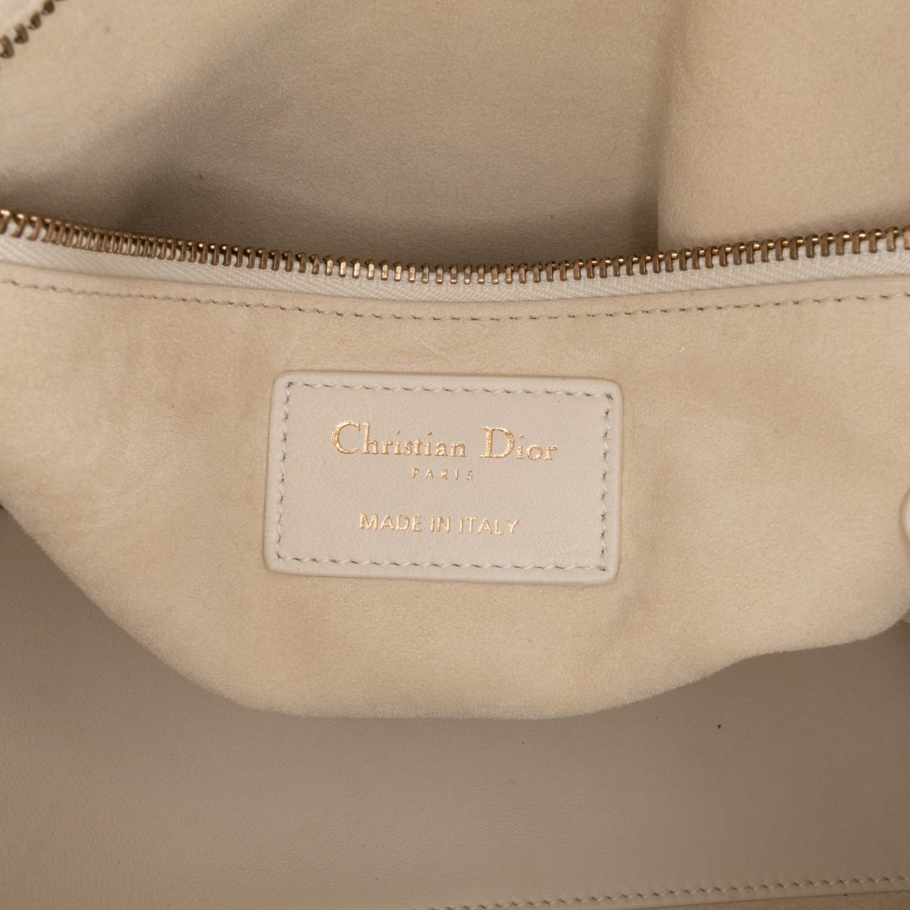 Dior Medium Calfskin Embroidered Astrology Lady Dior Bruin