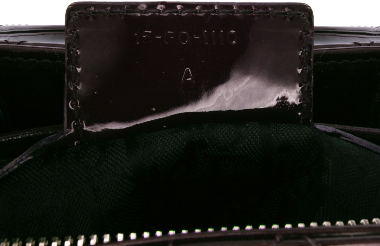 Dior Large Patent Cannage Lady Dior Paars