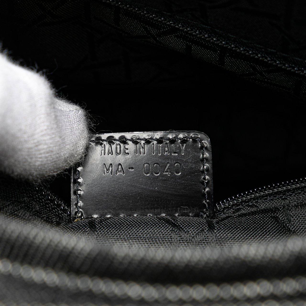 Dior Large Denim Cannage Lady Dior Zwart