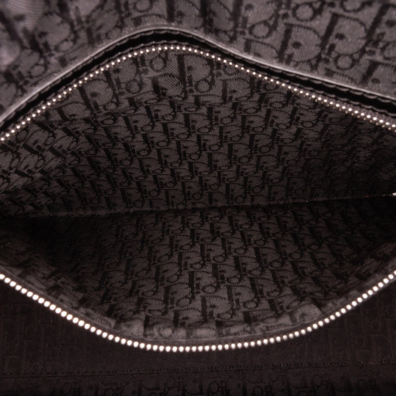 Dior Large Patent Cannage Lady Dior Zwart