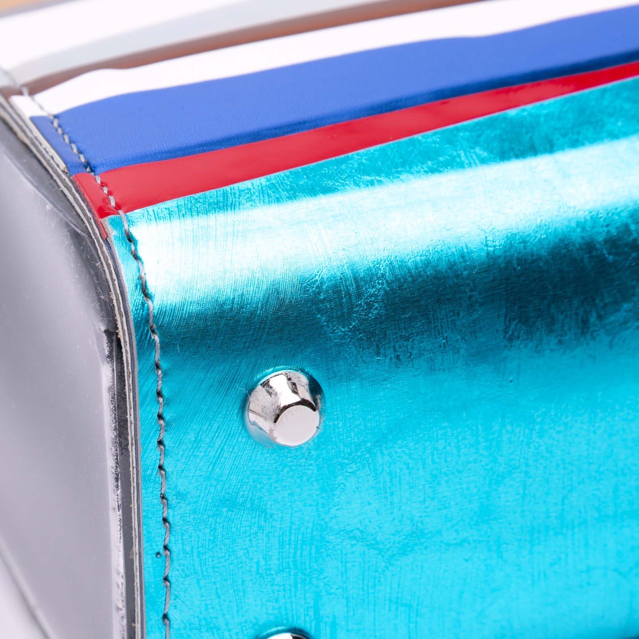 Dior Wang Guangle Medium PVC Technical Fabric Lady Dior Wit