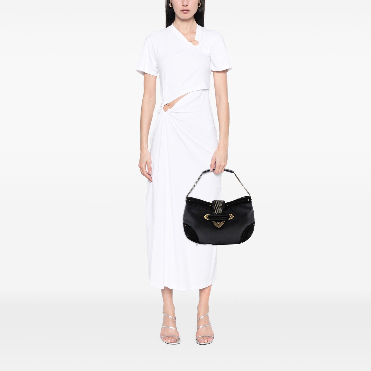 Dior Leather Jeanne Hobo Zwart