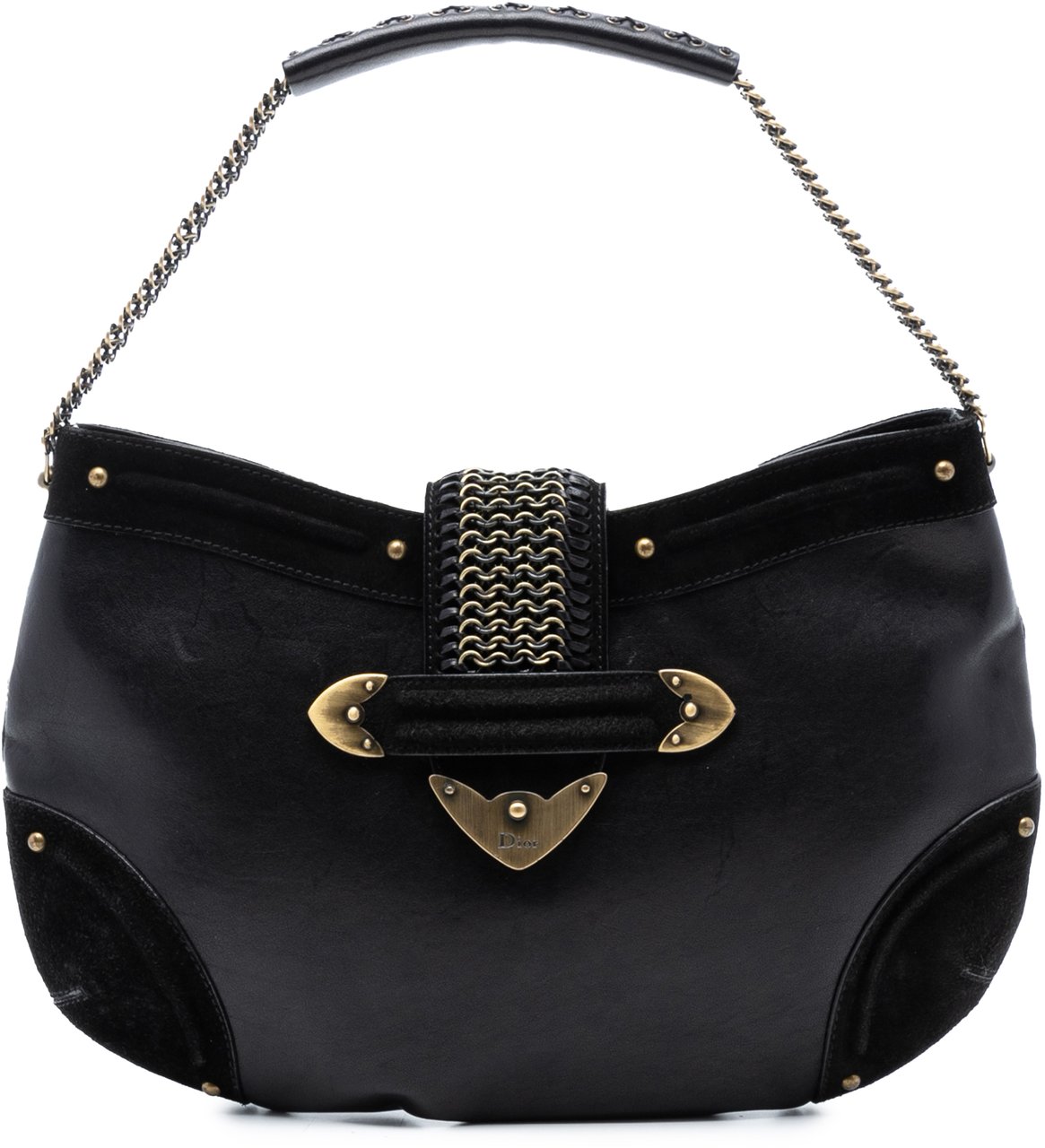 Dior Leather Jeanne Hobo Zwart