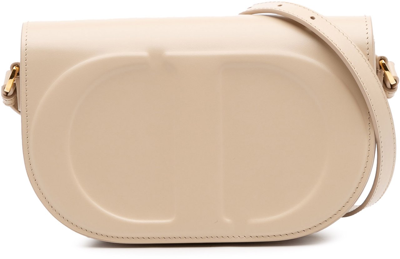 Dior Leather CD Signature Flap Bruin