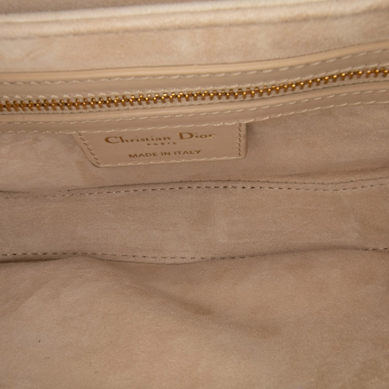 Dior Leather CD Signature Flap Bruin