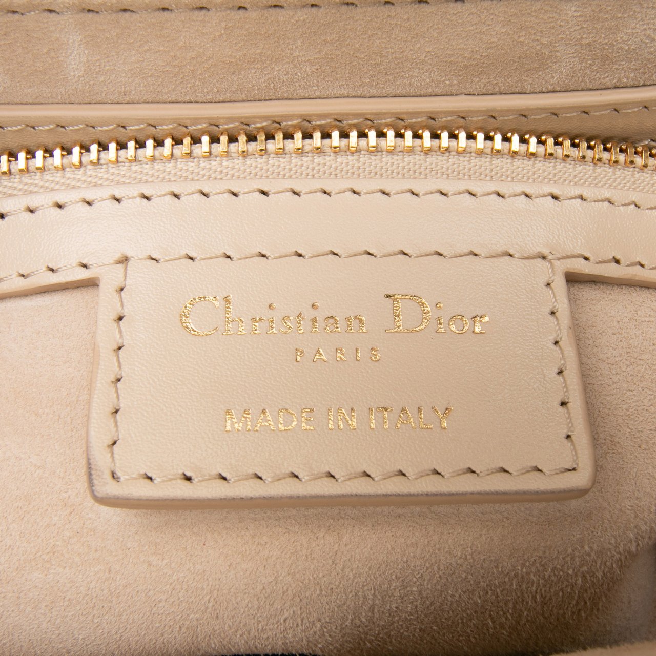 Dior Leather CD Signature Flap Bruin