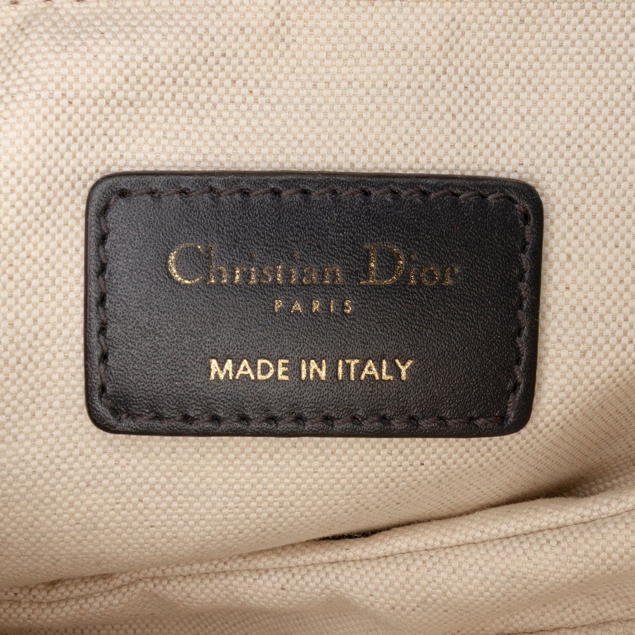 Dior Mini Oblique Canvas Saddle Bag Blauw