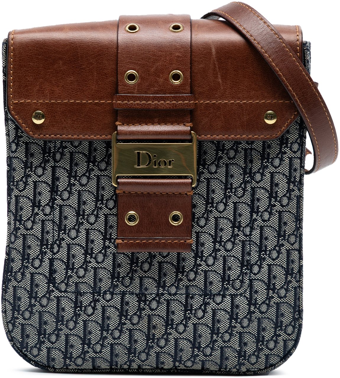 Dior Diorissimo Trotter Canvas Street Chic Crossbody Blauw