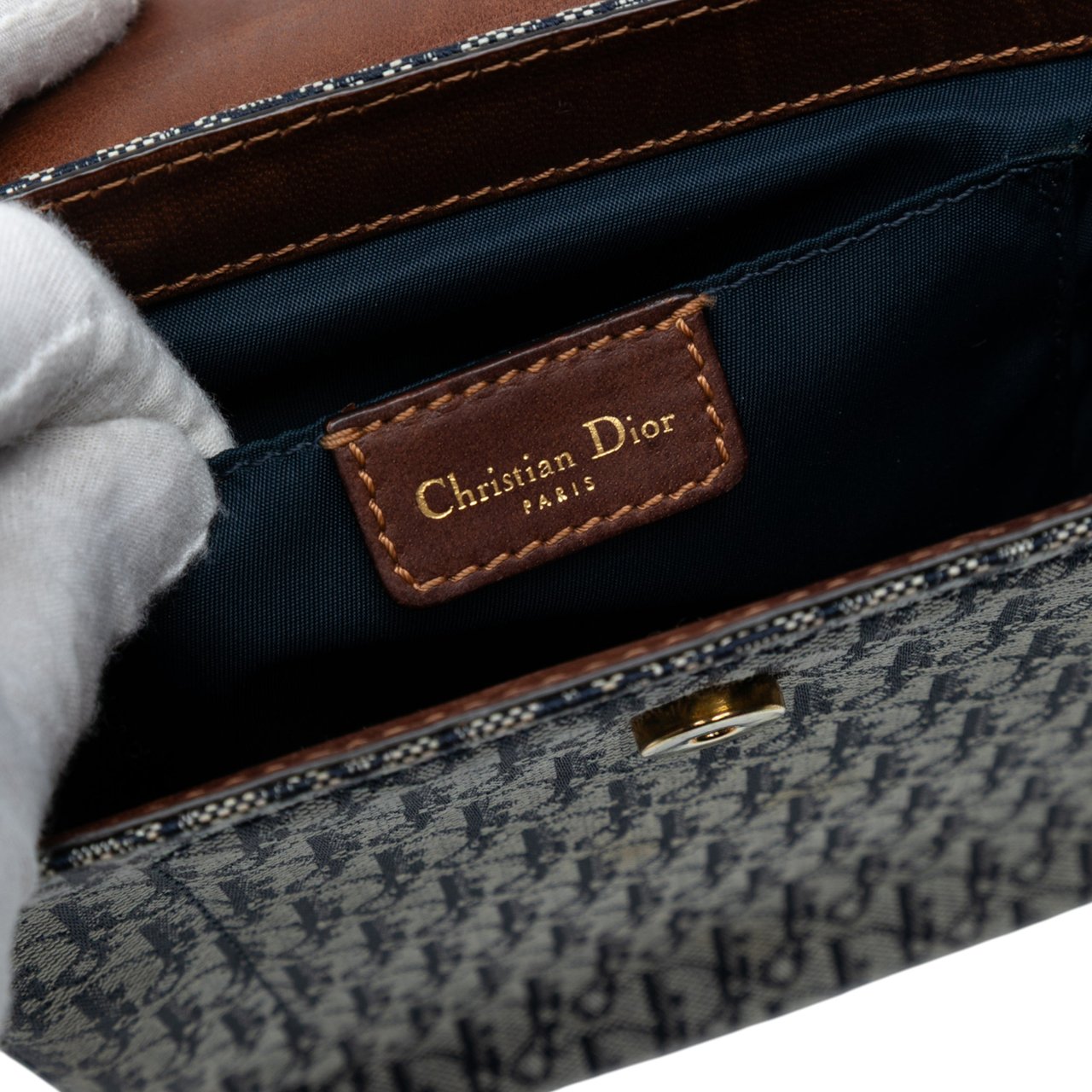 Dior Diorissimo Trotter Canvas Street Chic Crossbody Blauw