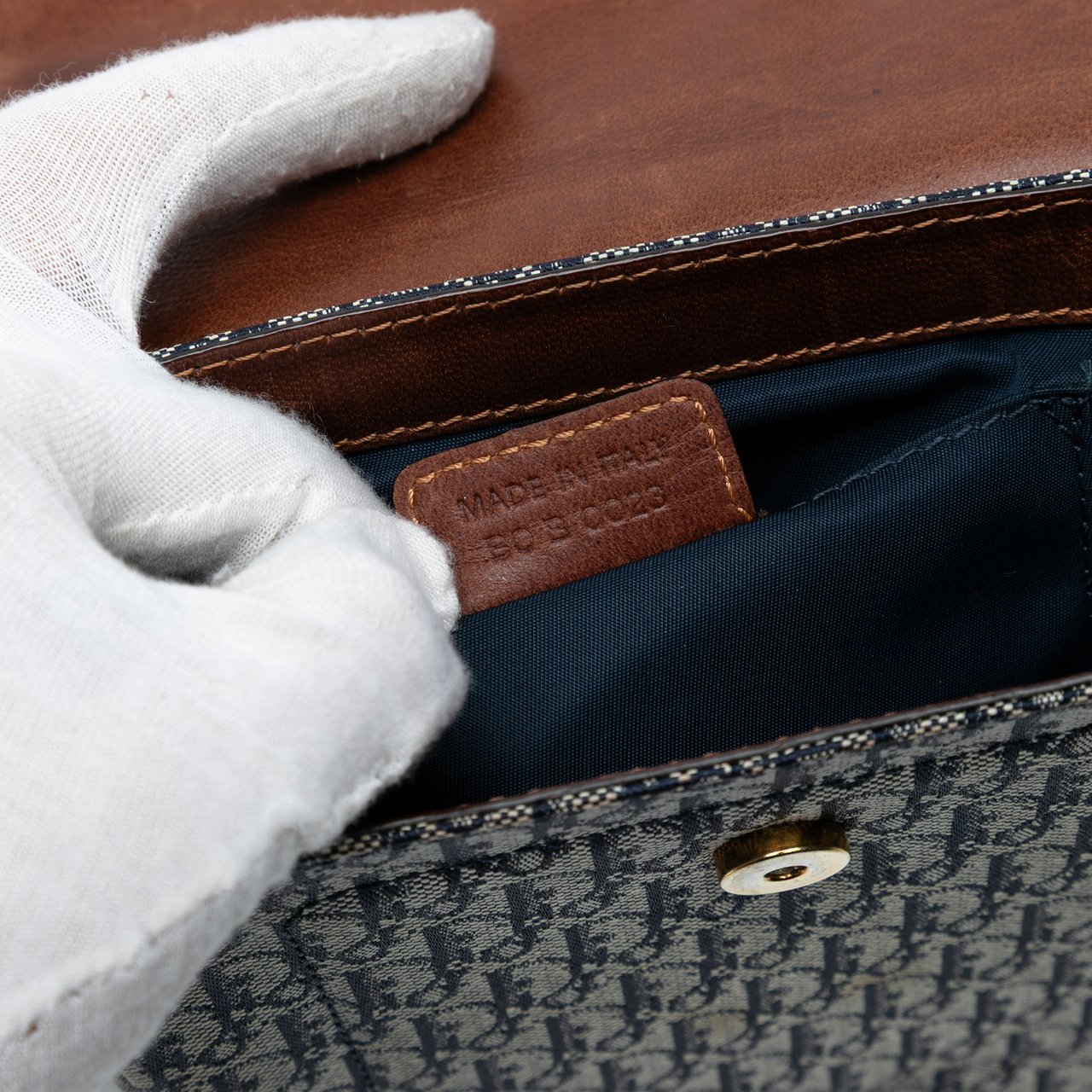 Dior Diorissimo Trotter Canvas Street Chic Crossbody Blauw