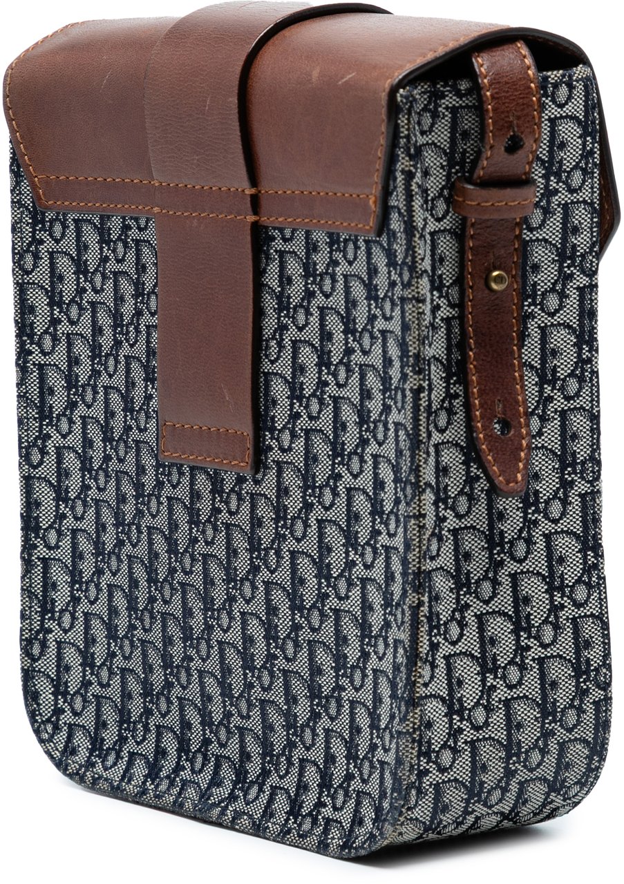 Dior Diorissimo Trotter Canvas Street Chic Crossbody Blauw