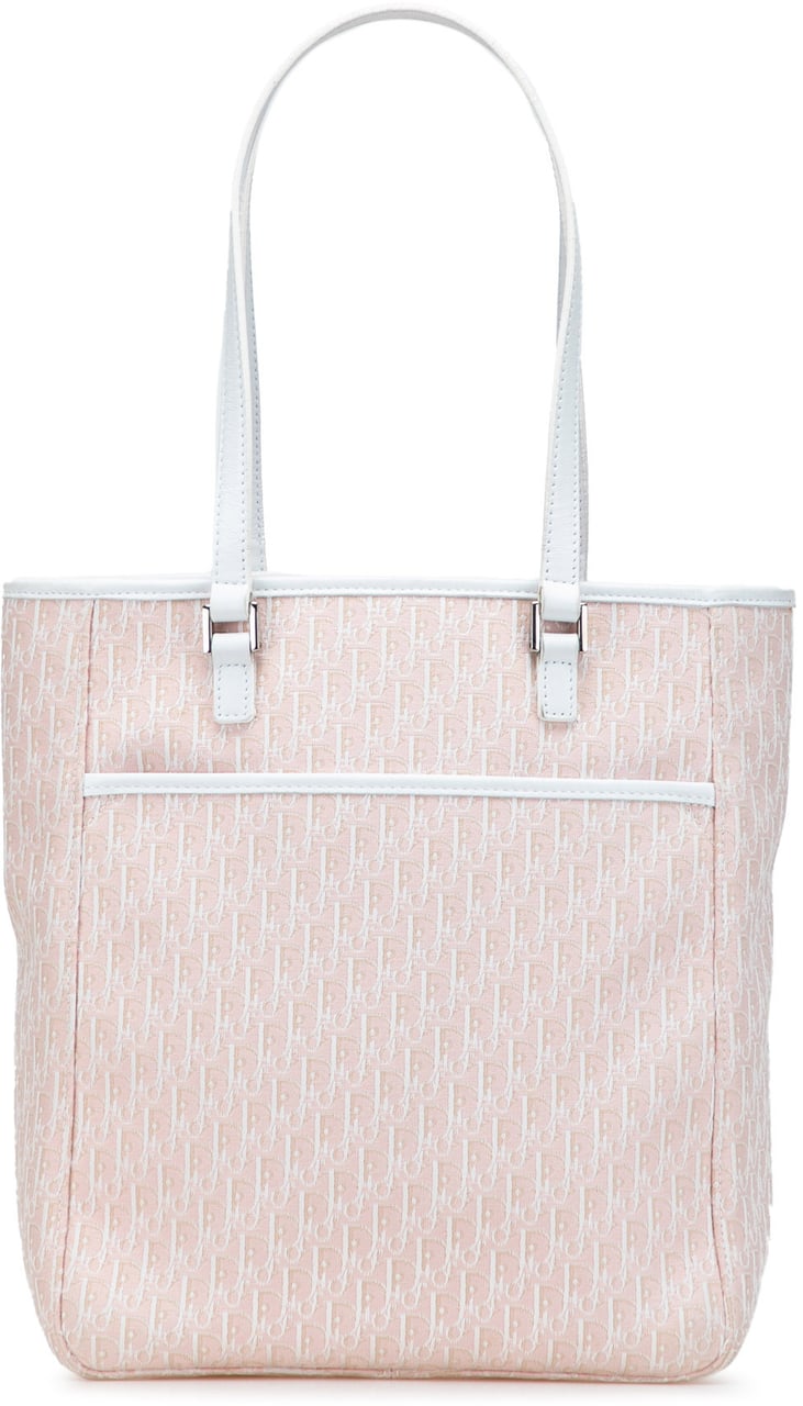 Dior Diorissimo Trotter Canvas Tote Roze