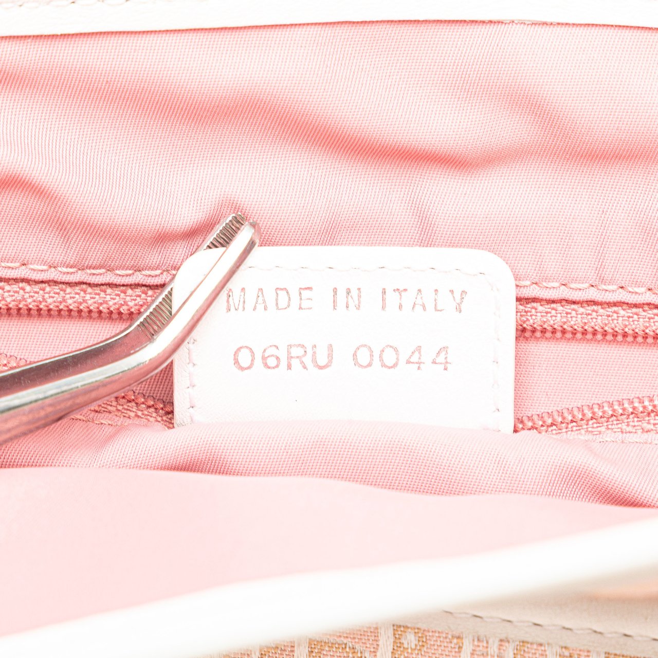 Dior Diorissimo Trotter Canvas Tote Roze