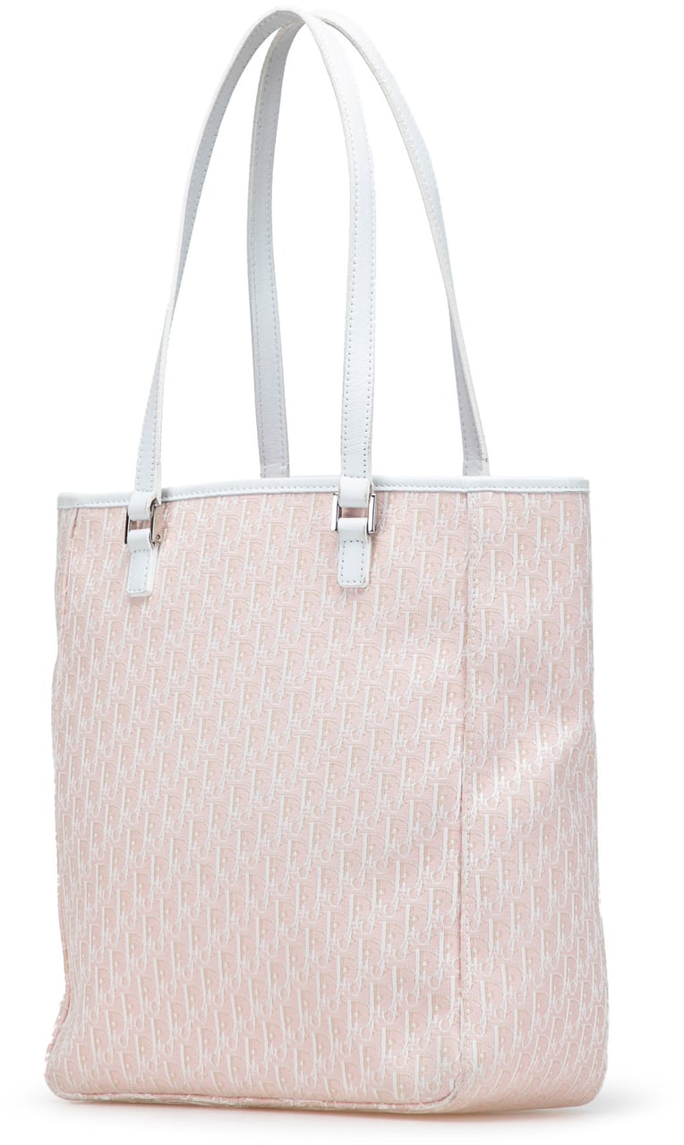 Dior Diorissimo Trotter Canvas Tote Roze