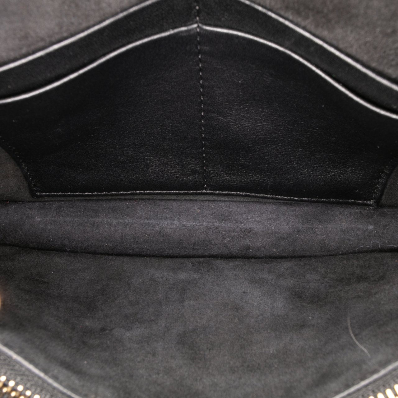 Dior Studded Calfskin Cannage Lady Dior Wallet on Chain Zwart