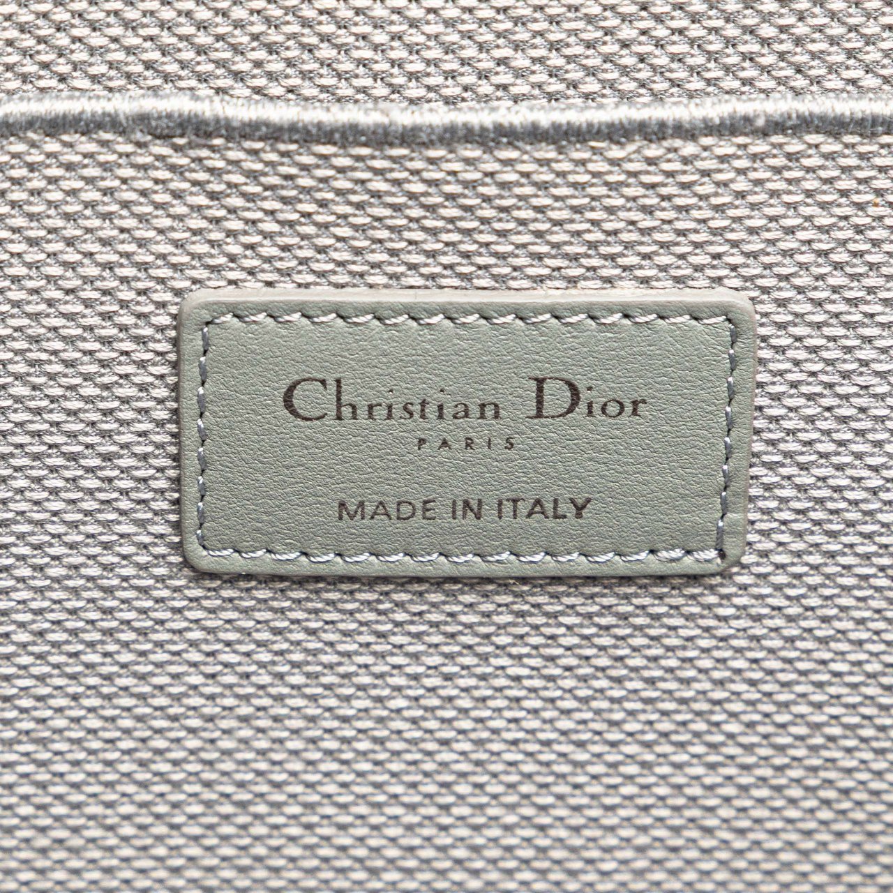 Dior Canvas Cannage Diortravel Vanity Case Grijs