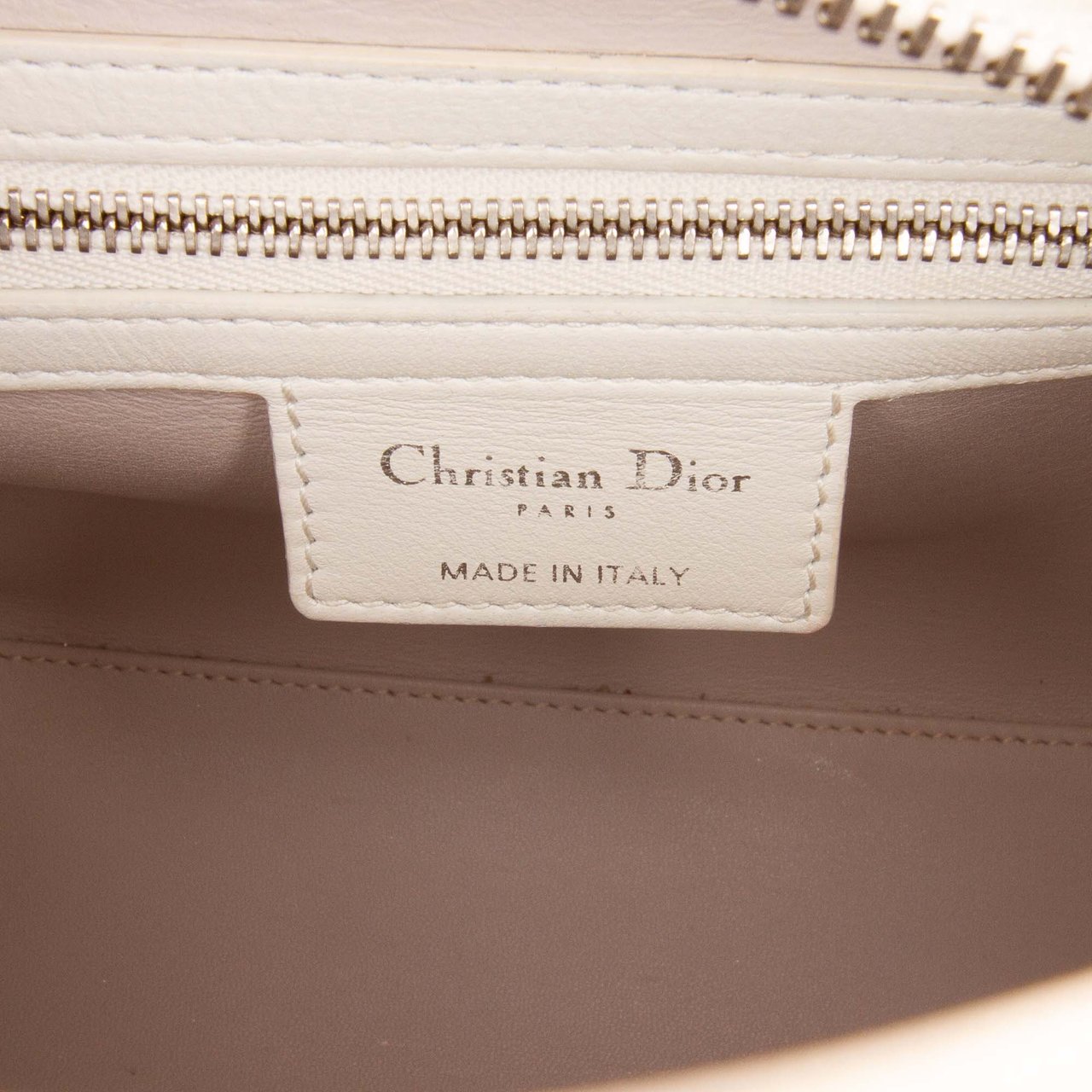 Dior Medium Bicolor Lambskin Macrocannage Stitched Lady Dior Roze