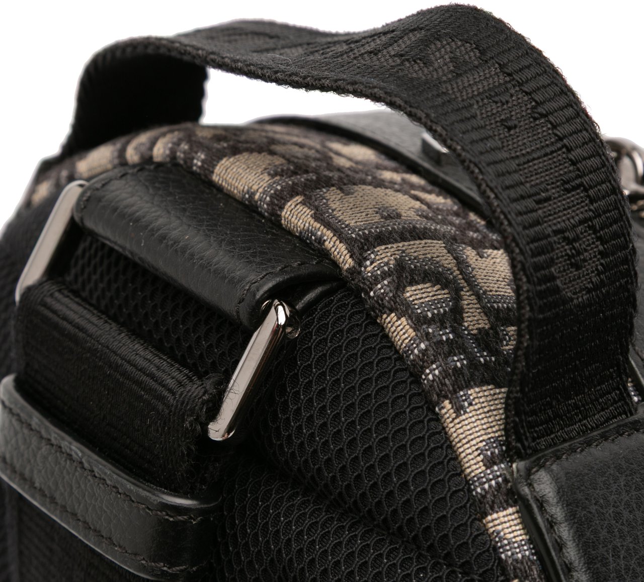 Dior Mini Oblique Canvas Rider Sling Bag Blauw