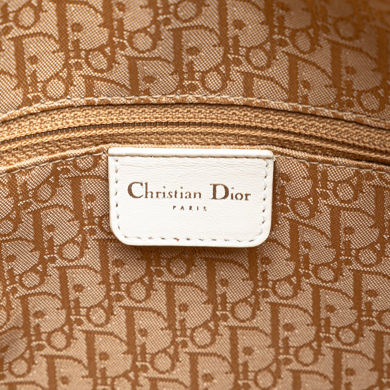 Dior Large Lambskin Cannage Lady Dior Wit