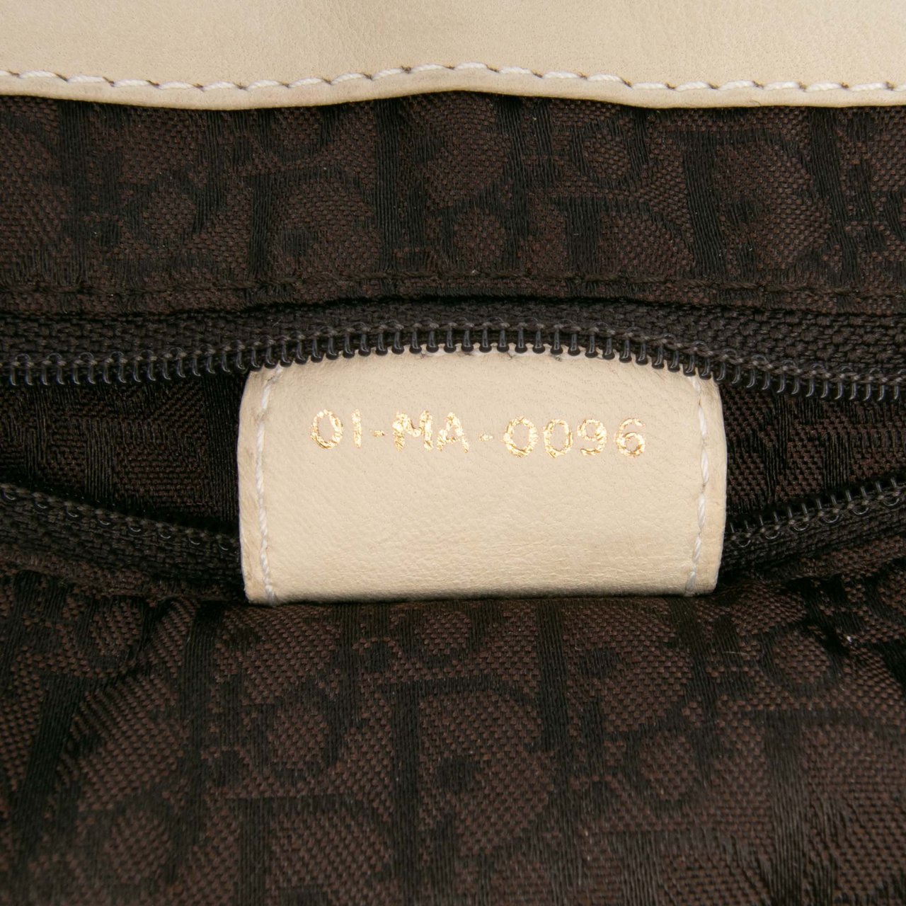 Dior Lambskin Cannage Drawstring Hobo Wit
