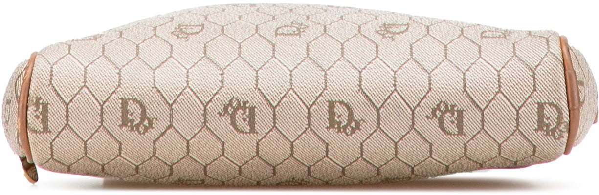Dior Honeycomb Coated Canvas Crossbody Bruin