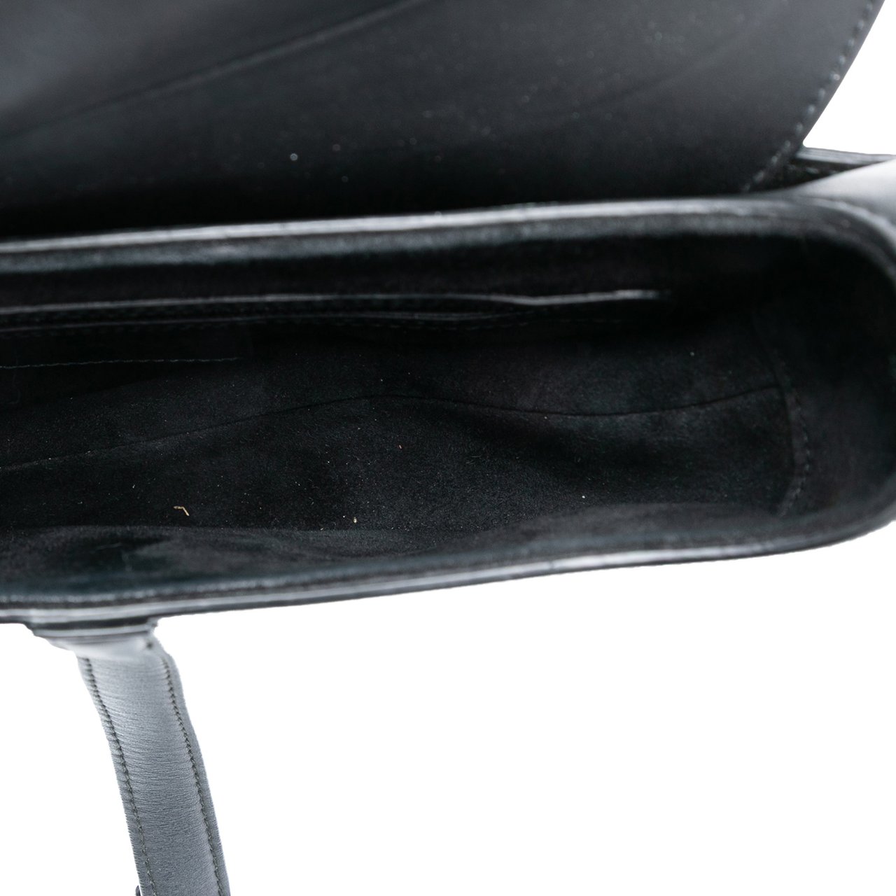 Dior Ultra Matte Calfskin Saddle Bag Zwart