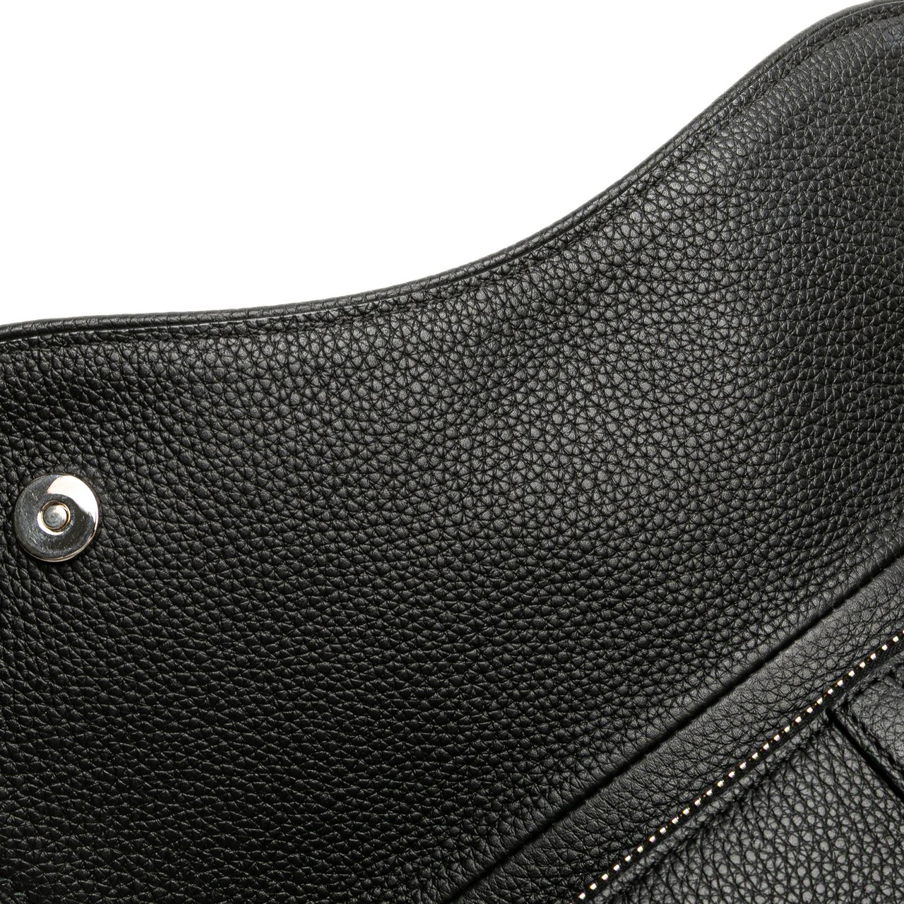 Dior Kim Jones Grained Calfskin Saddle Bag Zwart