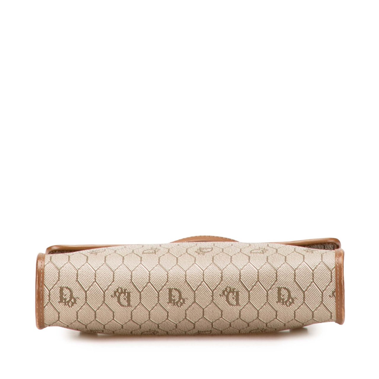 Dior Honeycomb Coated Canvas Crossbody Bruin