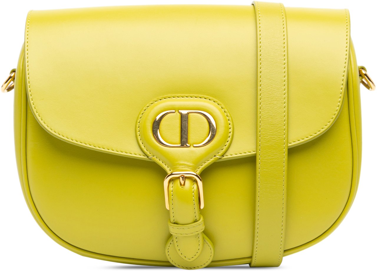 Dior Medium Leather Bobby Crossbody Groen