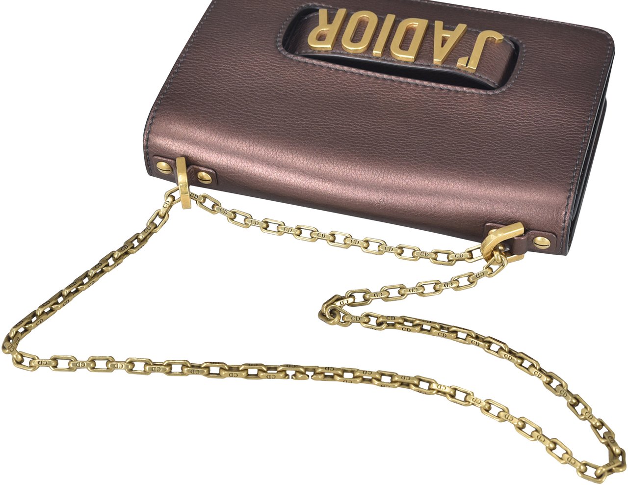 Dior Medium J'Adior Chain Flap Bruin