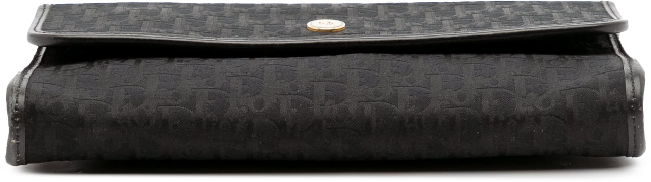 Dior Oblique Canvas Chain Crossbody Zwart