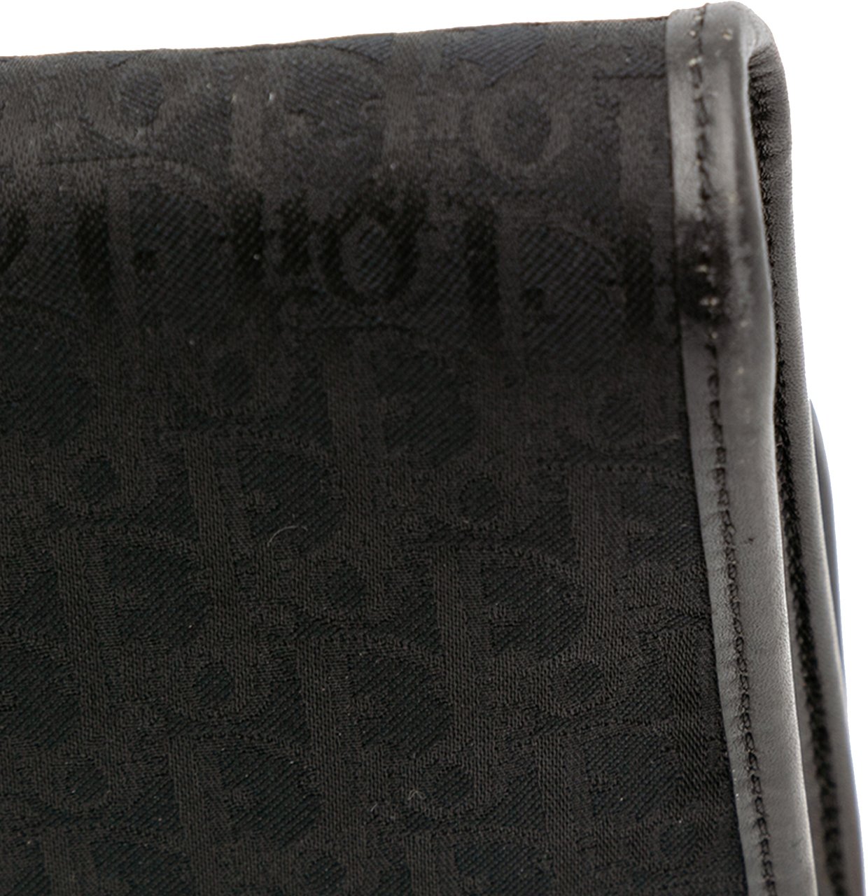 Dior Oblique Canvas Chain Crossbody Zwart