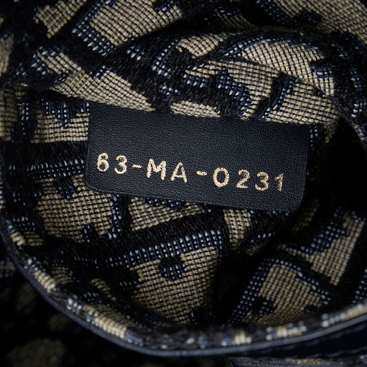 Dior Oblique Wicker Bucket Bag Bruin