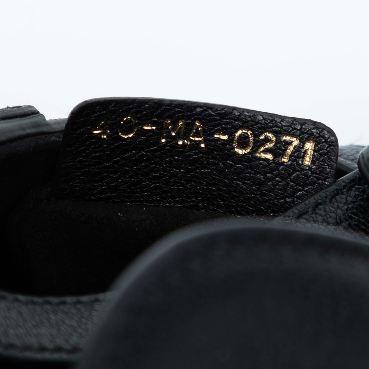 Dior Micro Goatskin Saddle Zwart