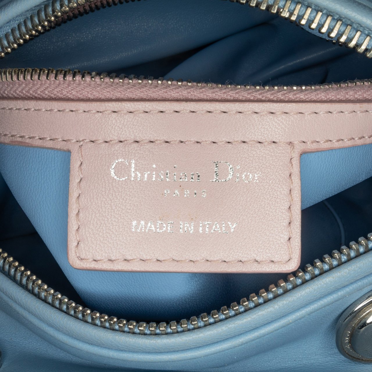 Dior Medium Tricolor Lambskin Cannage Lady Dior Rood