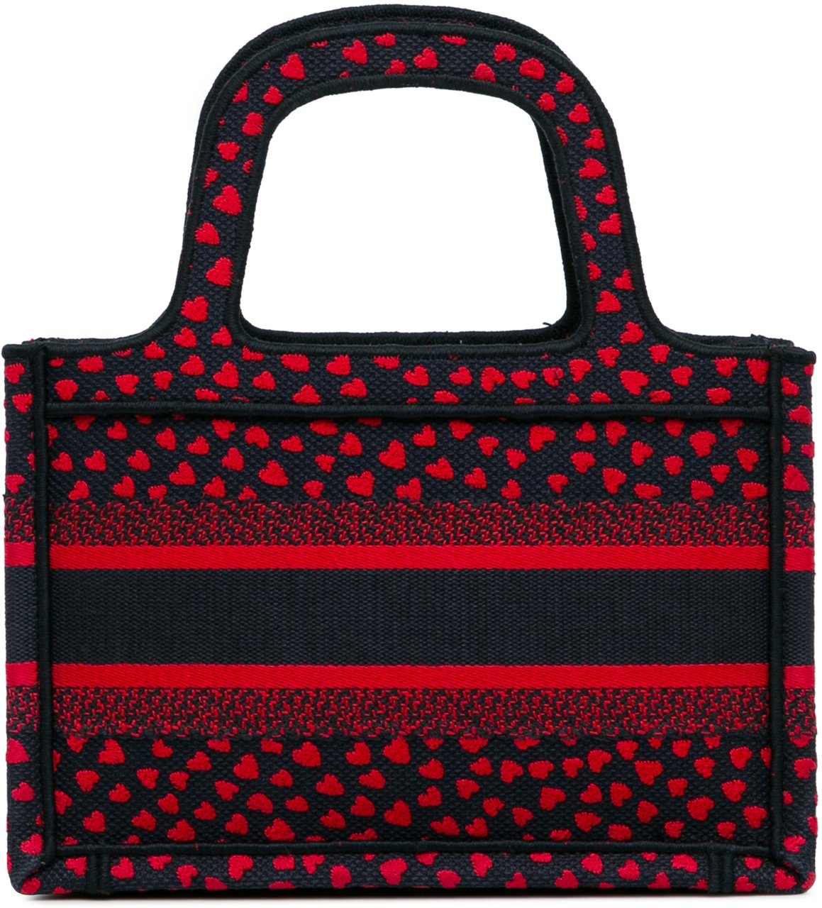 Dior Mini Pop Heart I Love Paris Book Tote Rood
