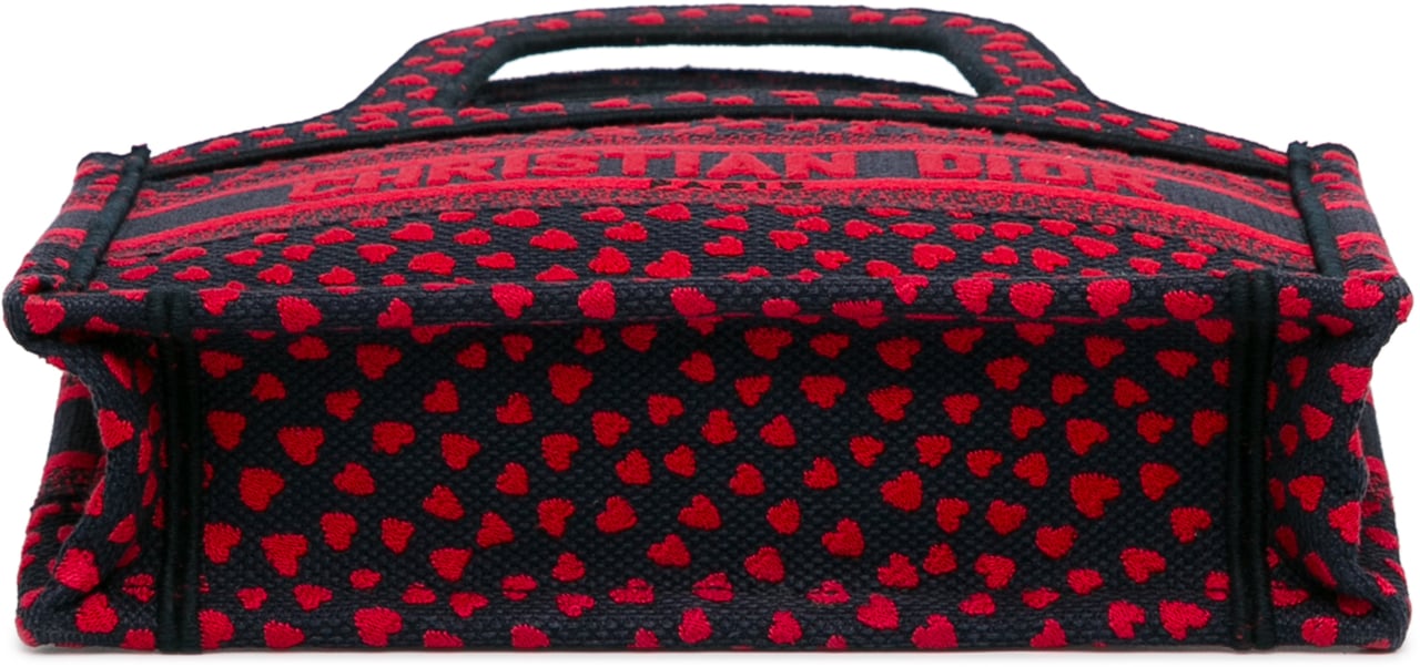 Dior Mini Pop Heart I Love Paris Book Tote Rood