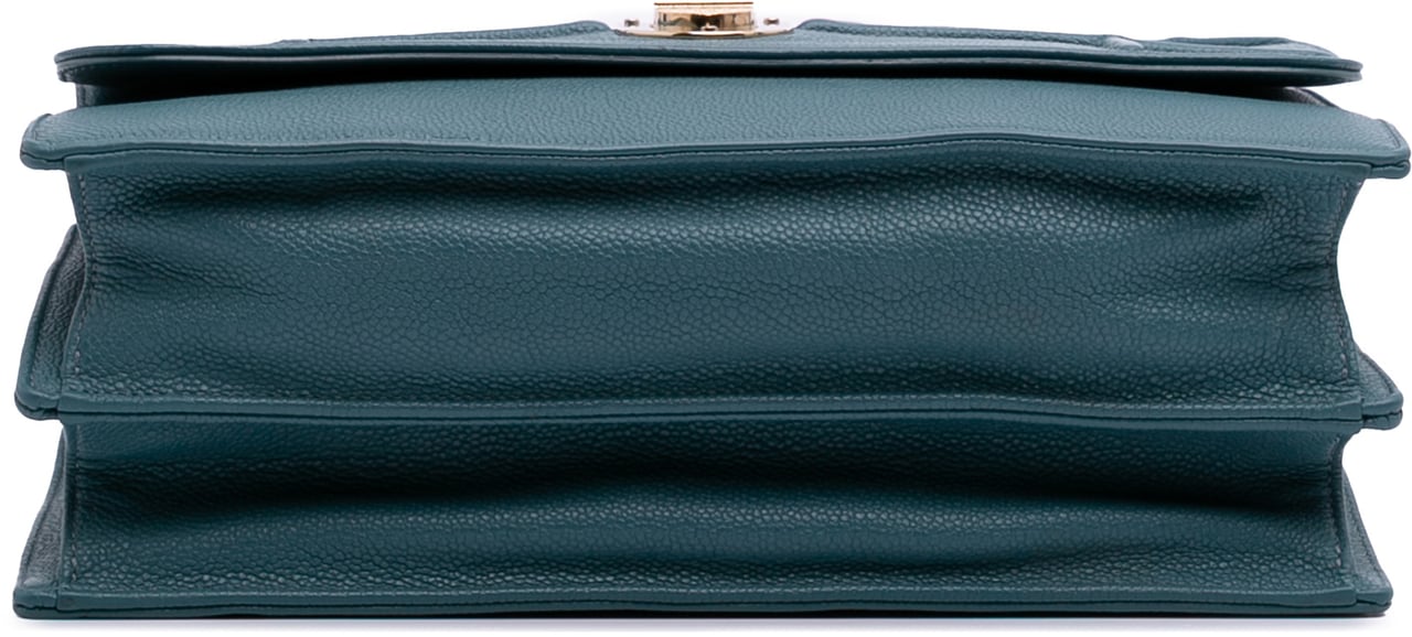 Dior Medium Grained Calfskin Diorama Satchel Blauw