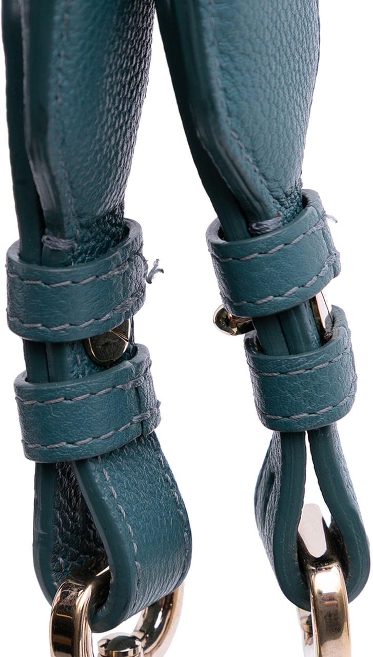 Dior Medium Grained Calfskin Diorama Satchel Blauw