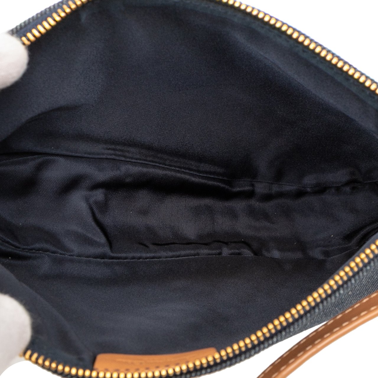 Dior Mini Denim Saddle Pochette Blauw