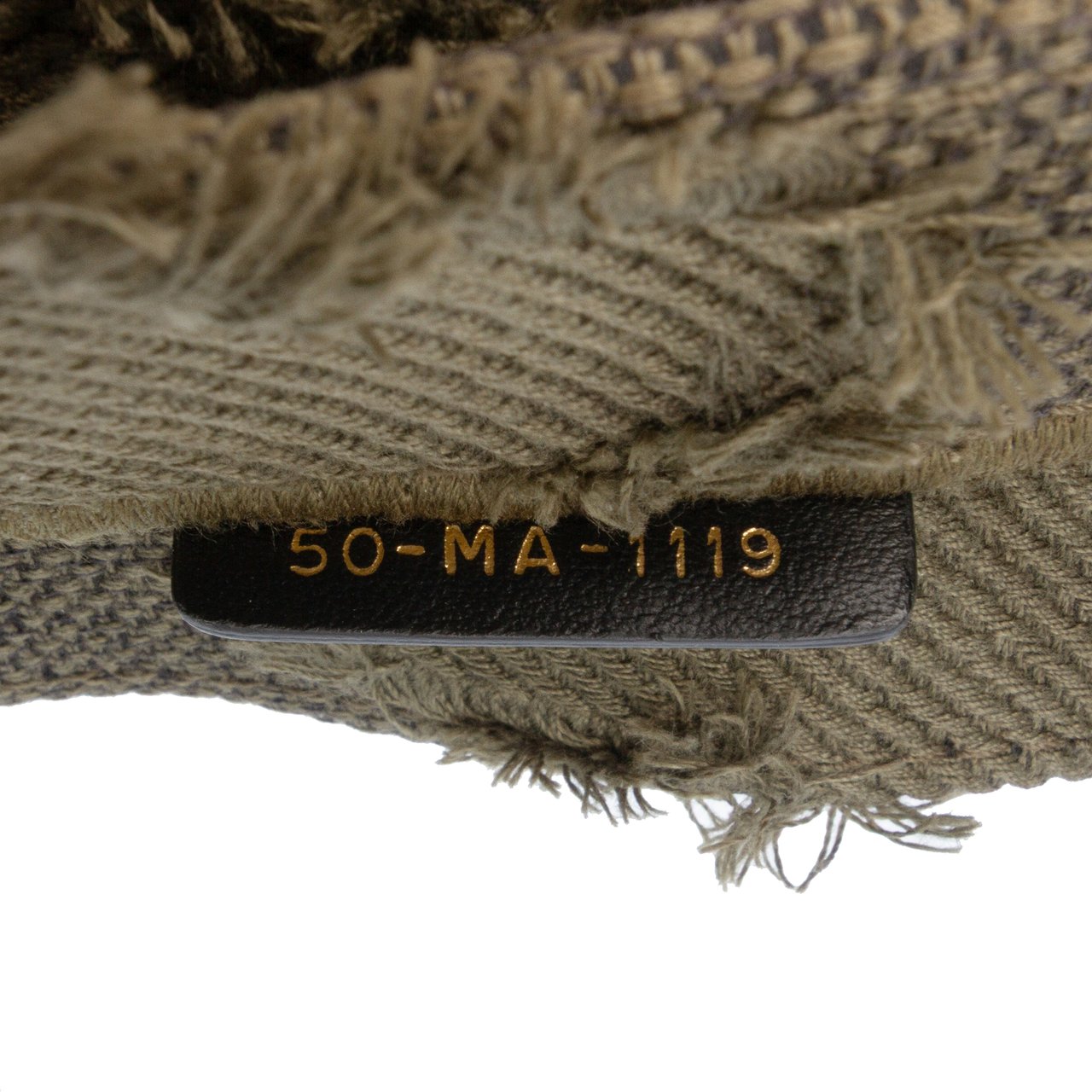 Dior Large Embroidered Canvas Camouflage Book Tote Groen