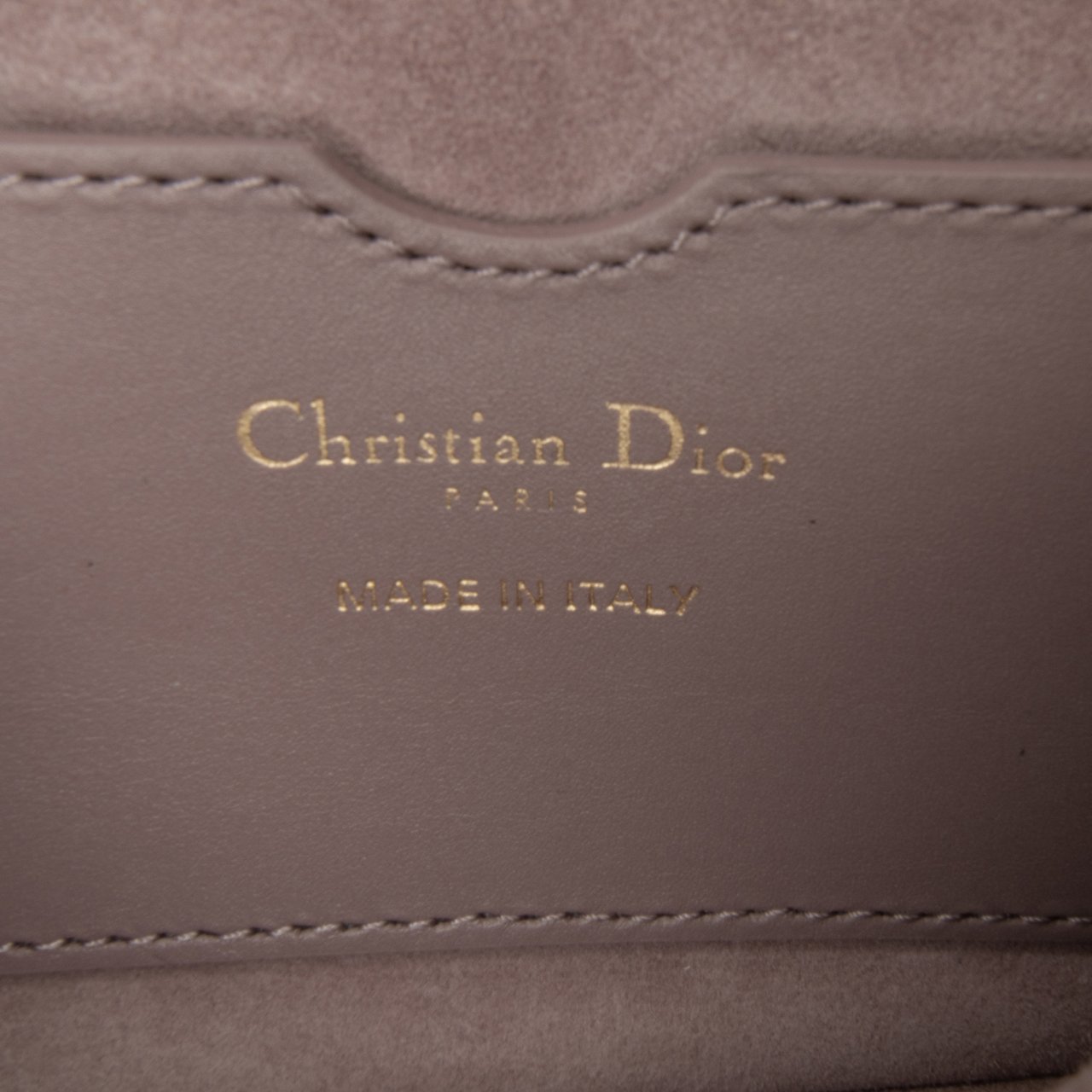 Dior Leather East West Bobby Bag Bruin
